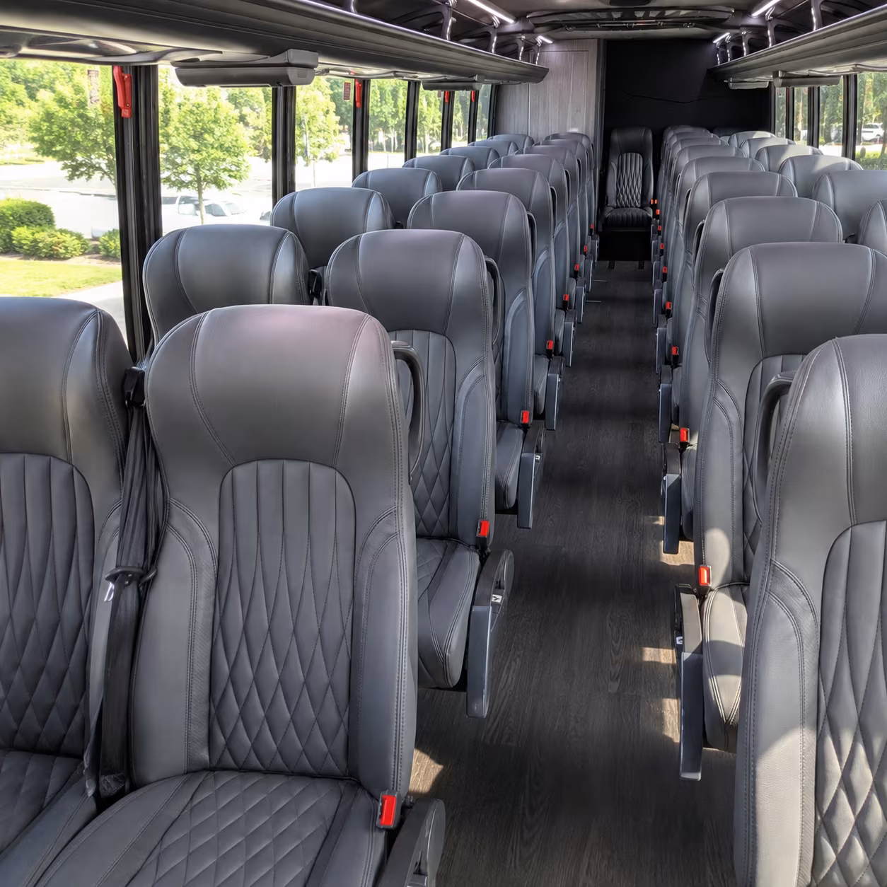redmond 25 passenger minibus inside