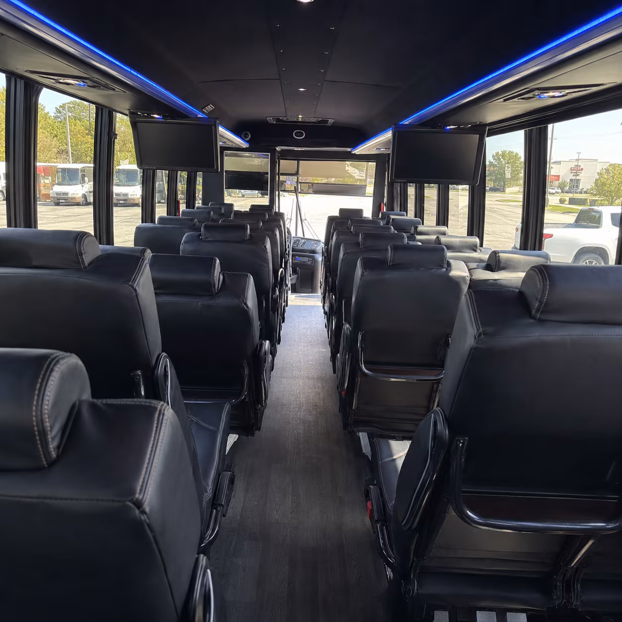 redmond 30 passenger minibus inside