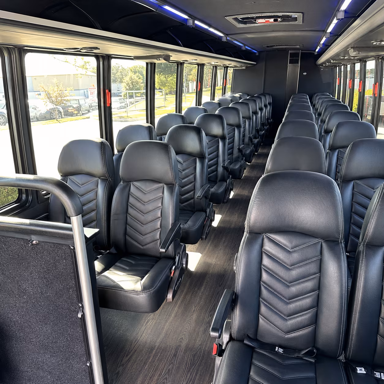 redmond 30 passenger minibus interior