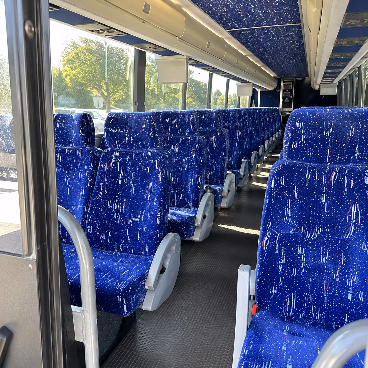 redmond charter bus inside