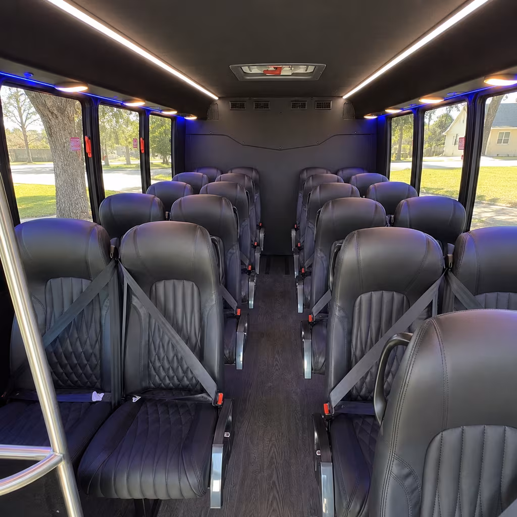 redmond event transportation onboard seating