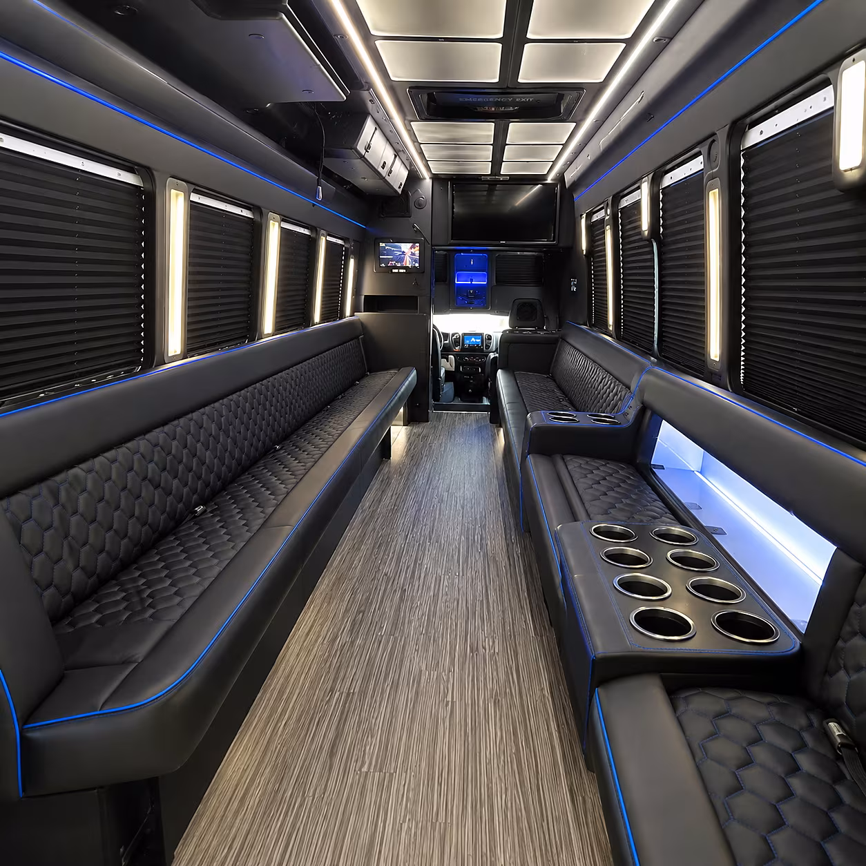 redmond party bus interior